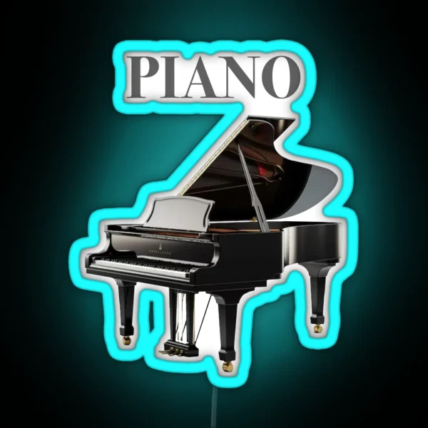 Piano Noun RGB Neon Sign