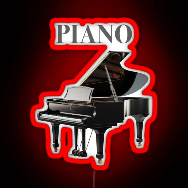 Piano Noun RGB Neon Sign