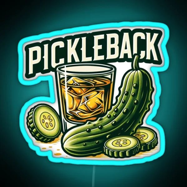 Pickleback Shots RGB Neon Sign