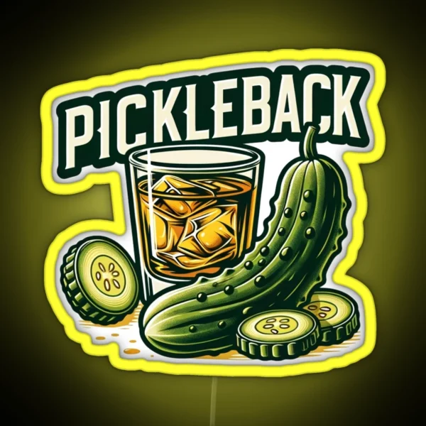 Pickleback Shots RGB Neon Sign