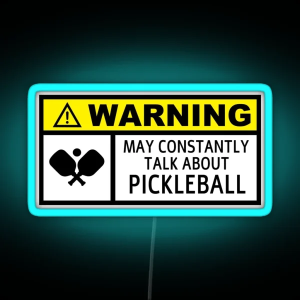 Pickleball RGB Neon Sign