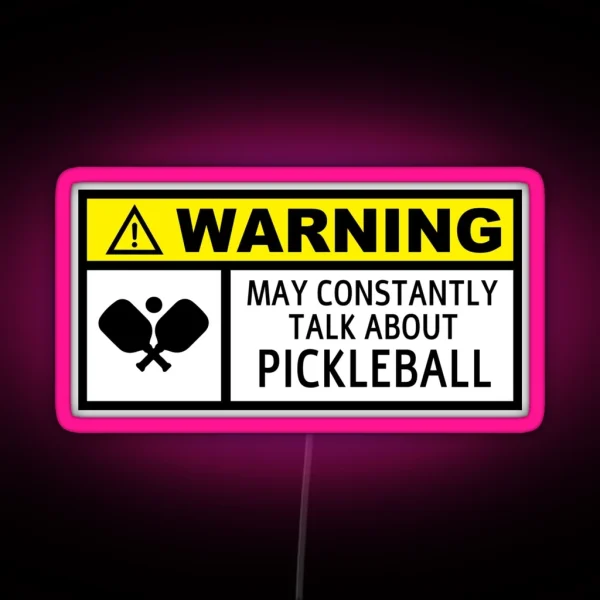 Pickleball RGB Neon Sign