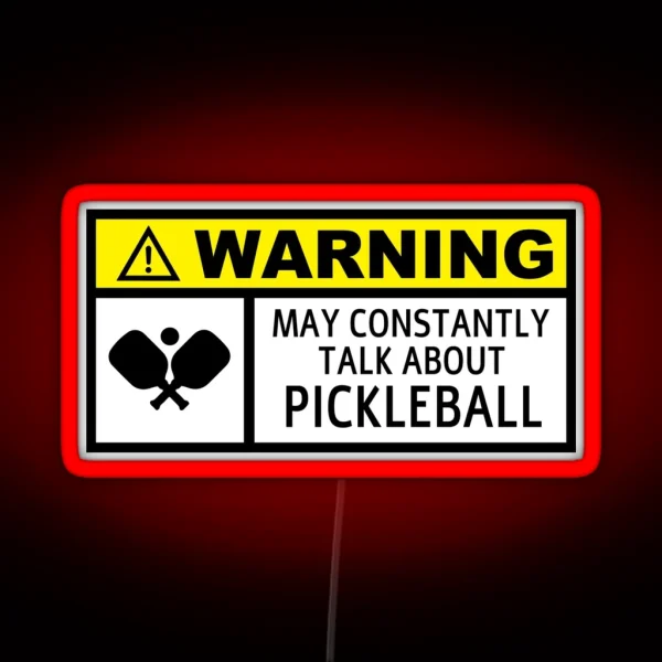 Pickleball RGB Neon Sign