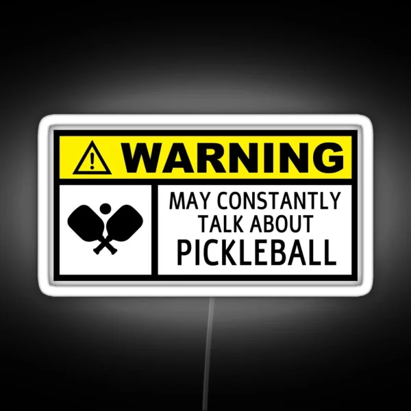 Pickleball RGB Neon Sign