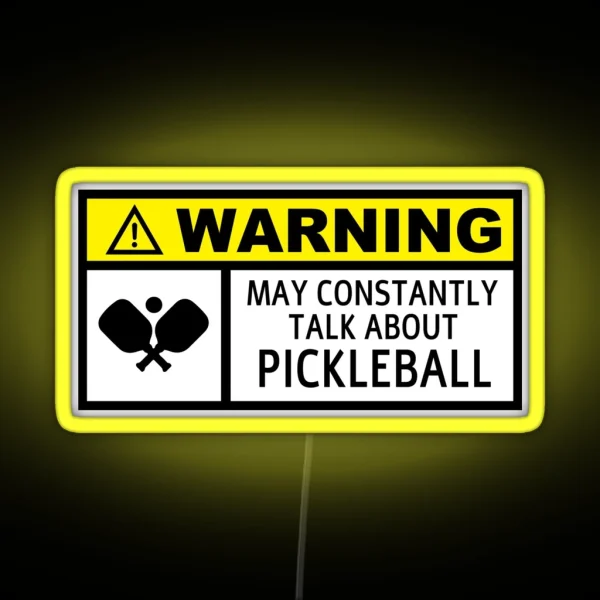 Pickleball RGB Neon Sign