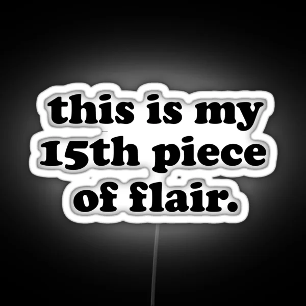 Pieces Of Flair RGB Neon Sign