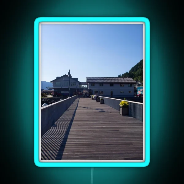 Pier Walkway Ketchikan RGB Neon Sign