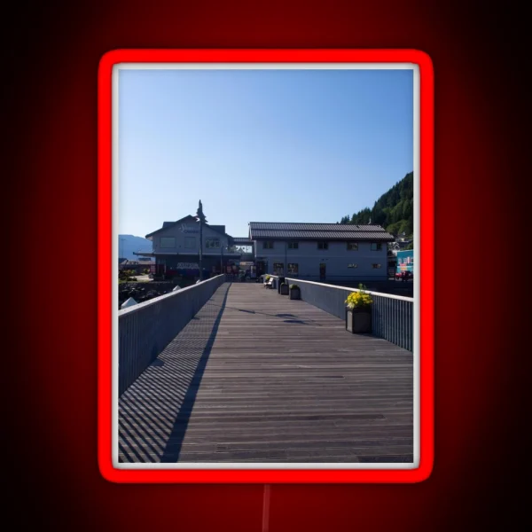 Pier Walkway Ketchikan RGB Neon Sign