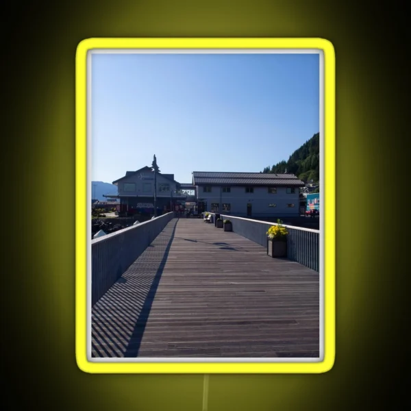 Pier Walkway Ketchikan RGB Neon Sign