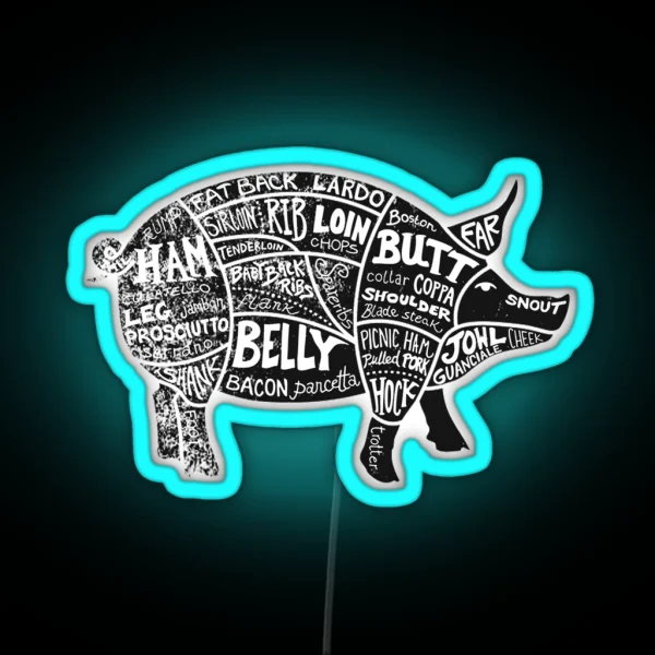 PIG RGB Neon Sign