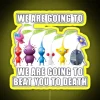 pikmin meme neon sign rgb yellow