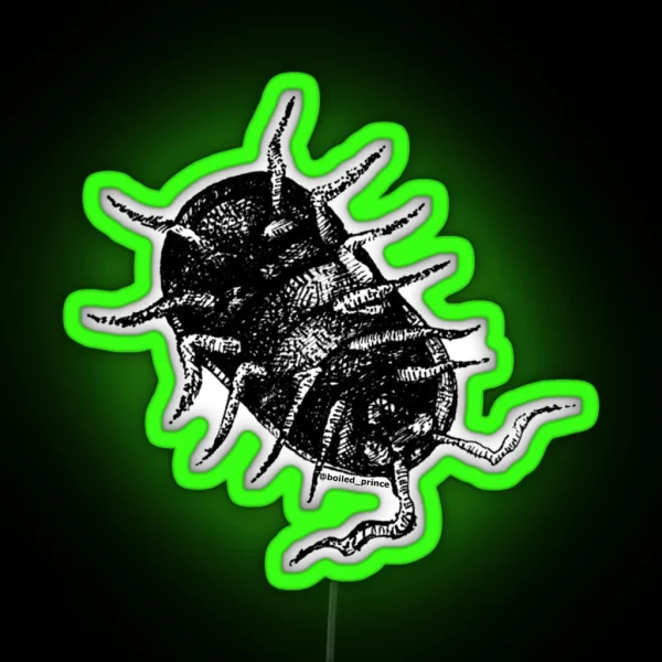 Pill Bug RGB Neon Sign