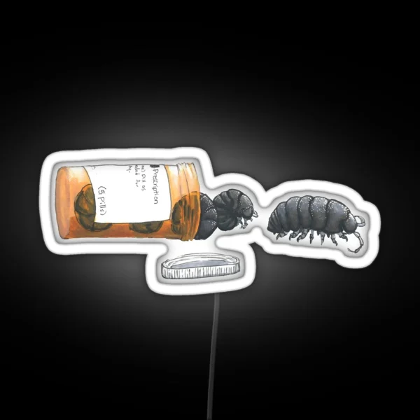 Pill Bugs RGB Neon Sign