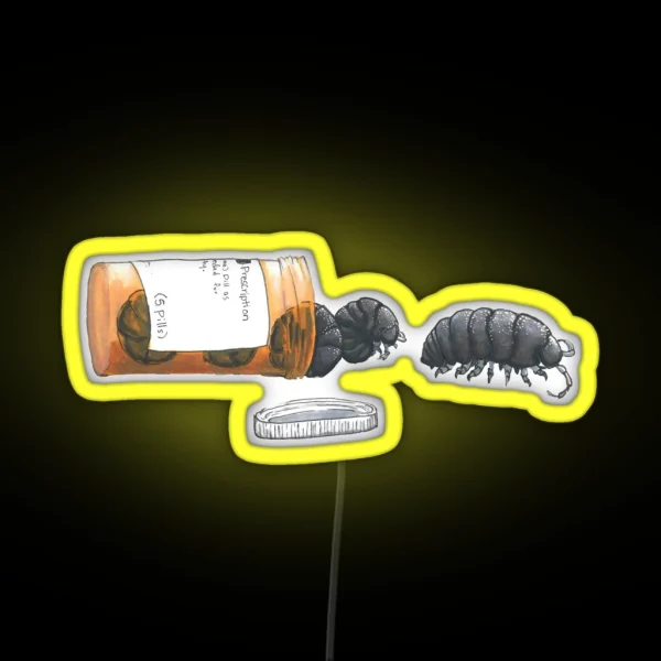 Pill Bugs RGB Neon Sign