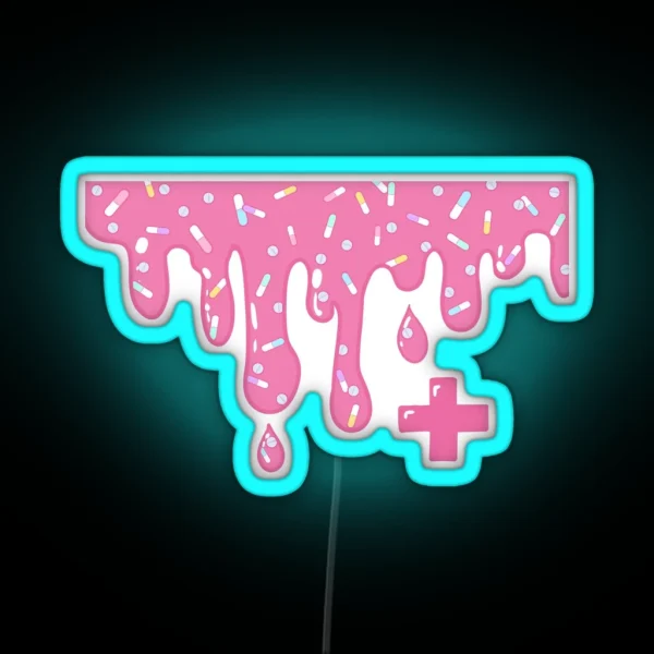 Pill Sprinkles RGB Neon Sign