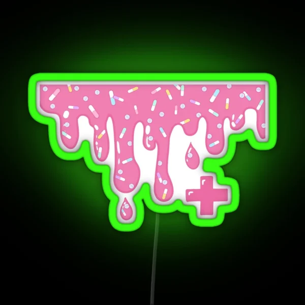 Pill Sprinkles RGB Neon Sign