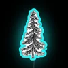 rgb neon sign displaying pine scent in vibrant blue colors