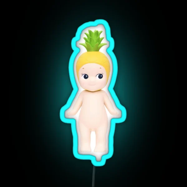 Pineapple Sony Angle RGB Neon Sign