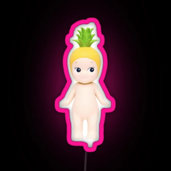 Pineapple Sony Angle RGB Neon Sign