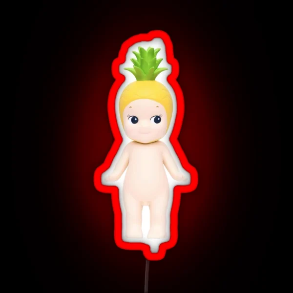 Pineapple Sony Angle RGB Neon Sign