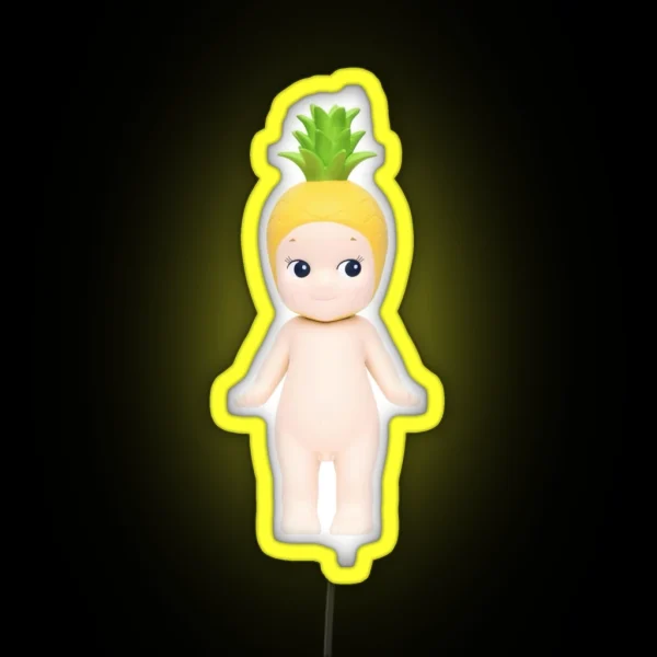Pineapple Sony Angle RGB Neon Sign