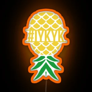 Pineapple Upside Down Cake RGB Neon Sign