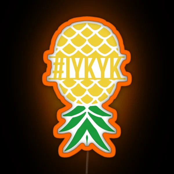 Pineapple Upside Down Cake RGB Neon Sign