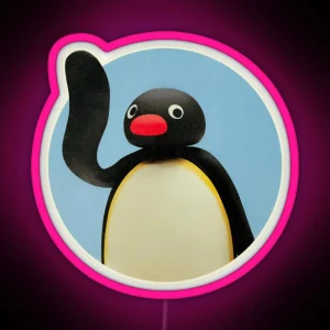 Pingu RGB Neon Sign