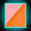 pink-and-orange-geometric-neon-sign-painterly-roller-brush-style