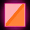 pink-and-orange-painterly-roller-brush-style-geometric-neon-sign