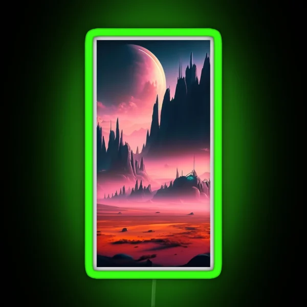 Pink Dust Storm RGB Neon Sign
