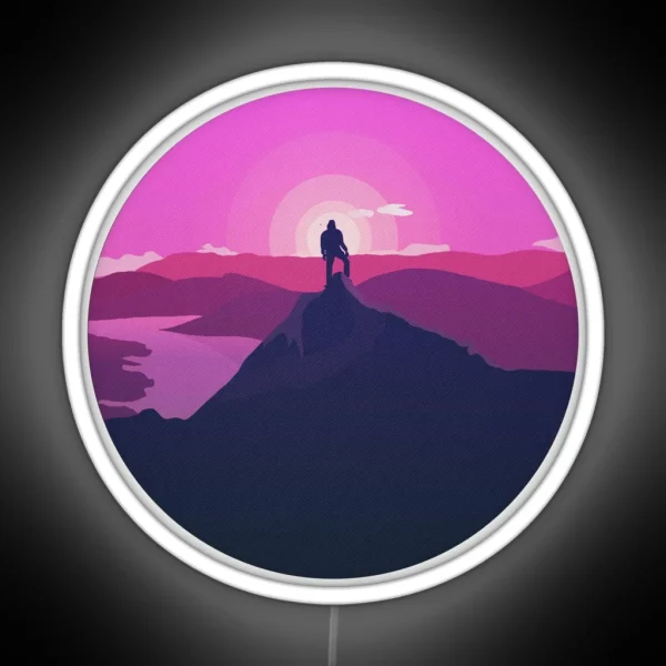 Pink Explorer RGB Neon Sign