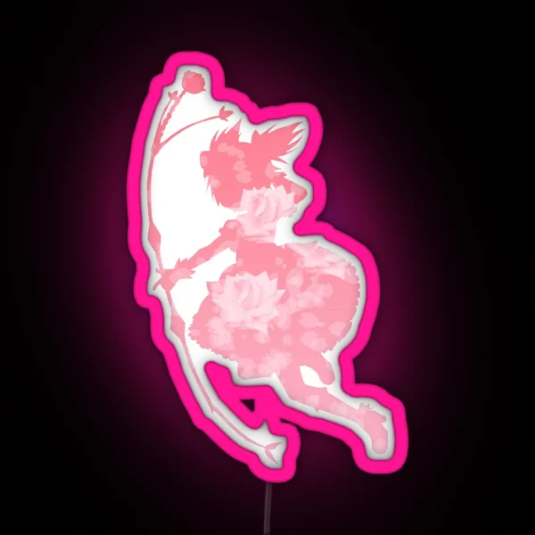 Pink Magical Girls Madoka RGB Neon Sign