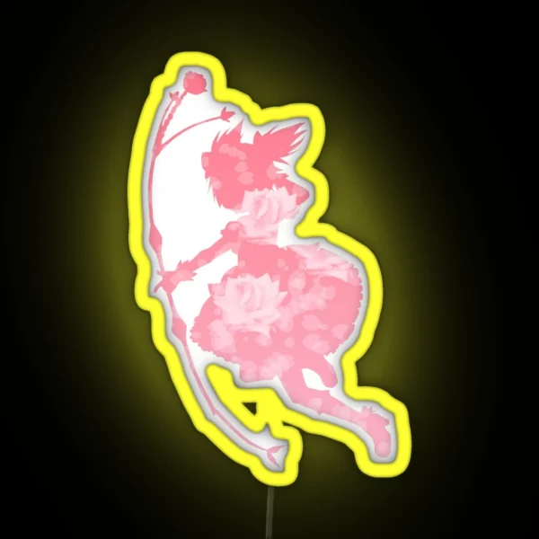 Pink Magical Girls Madoka RGB Neon Sign