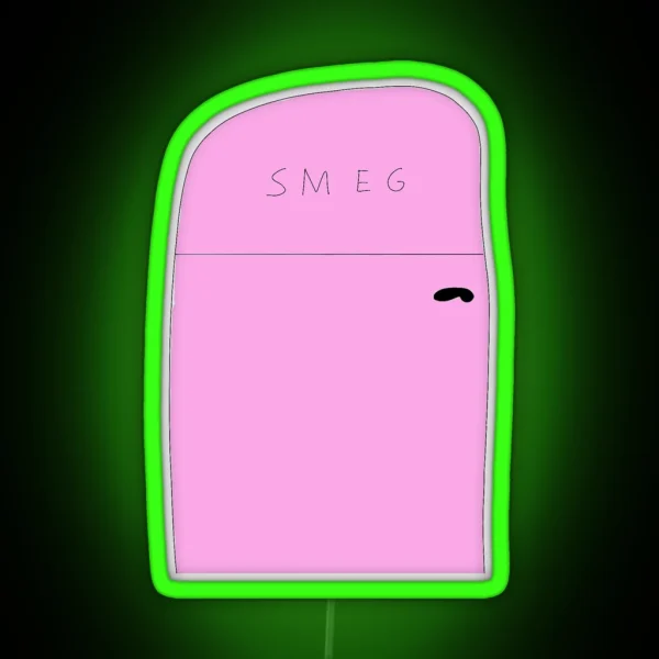 Pink Smeg Fridge RGB Neon Sign