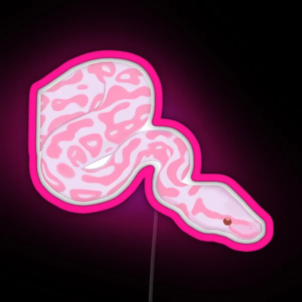 Pink Snake RGB Neon Sign