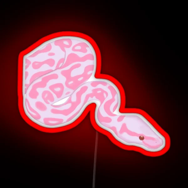 Pink Snake RGB Neon Sign