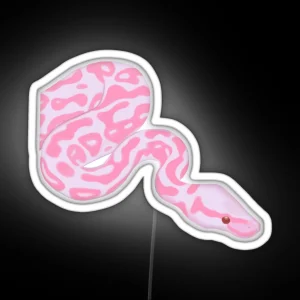 Pink Snake RGB Neon Sign