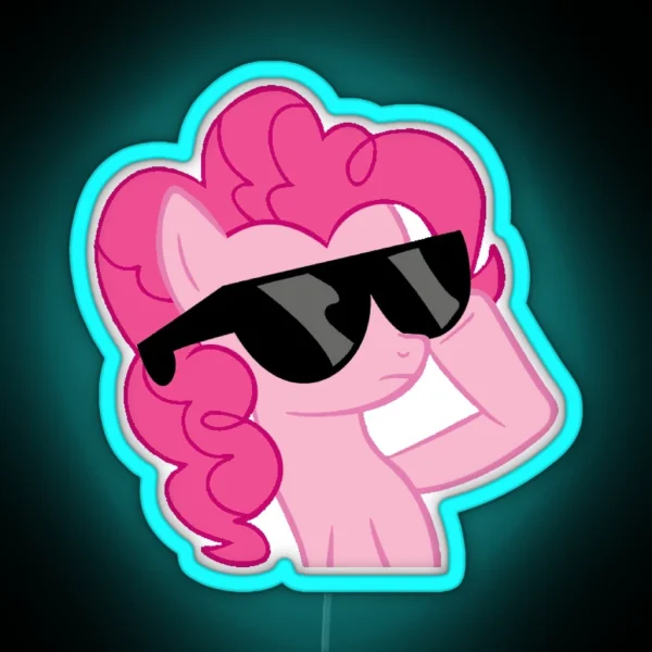 Pinkie Pie Is Cool RGB Neon Sign