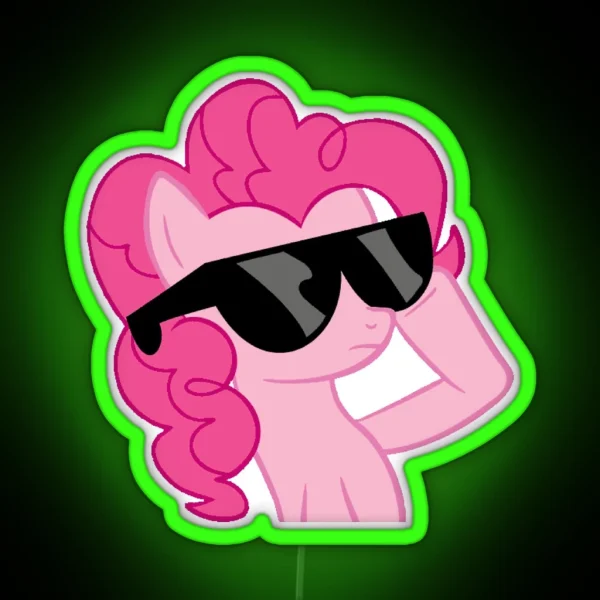 Pinkie Pie Is Cool RGB Neon Sign