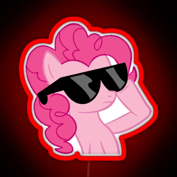 Pinkie Pie Is Cool RGB Neon Sign