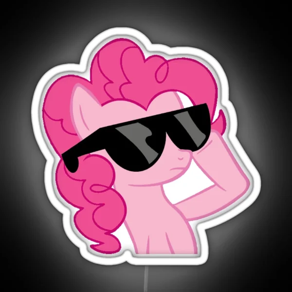 Pinkie Pie Is Cool RGB Neon Sign