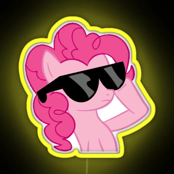 Pinkie Pie Is Cool RGB Neon Sign