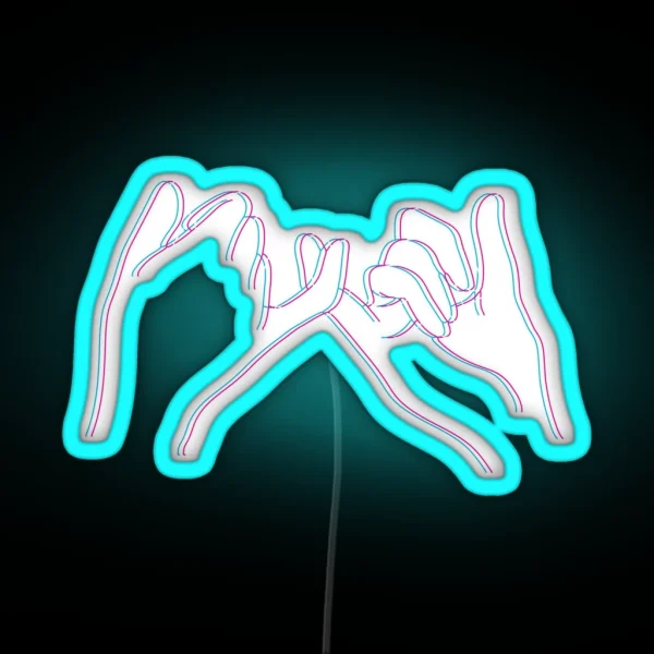 Pinky Promise RGB Neon Sign