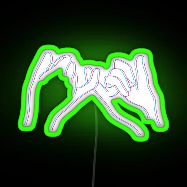 Pinky Promise RGB Neon Sign