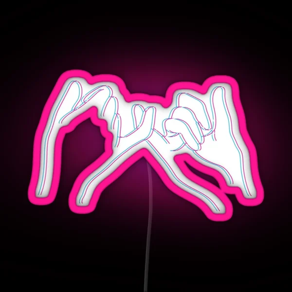 Pinky Promise RGB Neon Sign