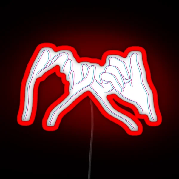 Pinky Promise RGB Neon Sign