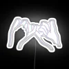 pinky promise neon sign with rgb lighting - vibrant and eye-catching design