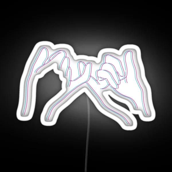 Pinky Promise RGB Neon Sign