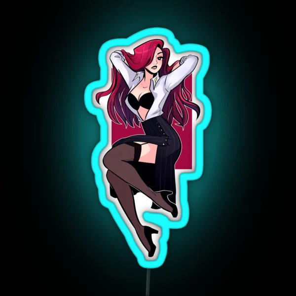 Pinup Camille RGB Neon Sign